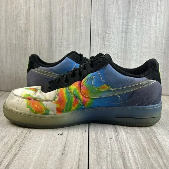 RARE Nike Air Force 1 Comfort PRM Weatherman Sneaker 599457-100 Mens Size 14